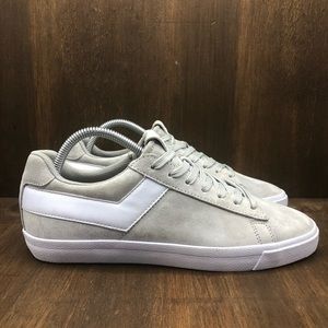 Pony Top Star - Low Leather Sneakers White/Gray